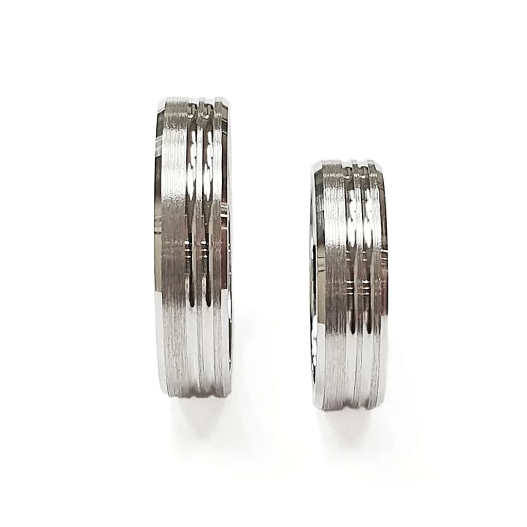 Комплект брачни халки от злато 14 к.