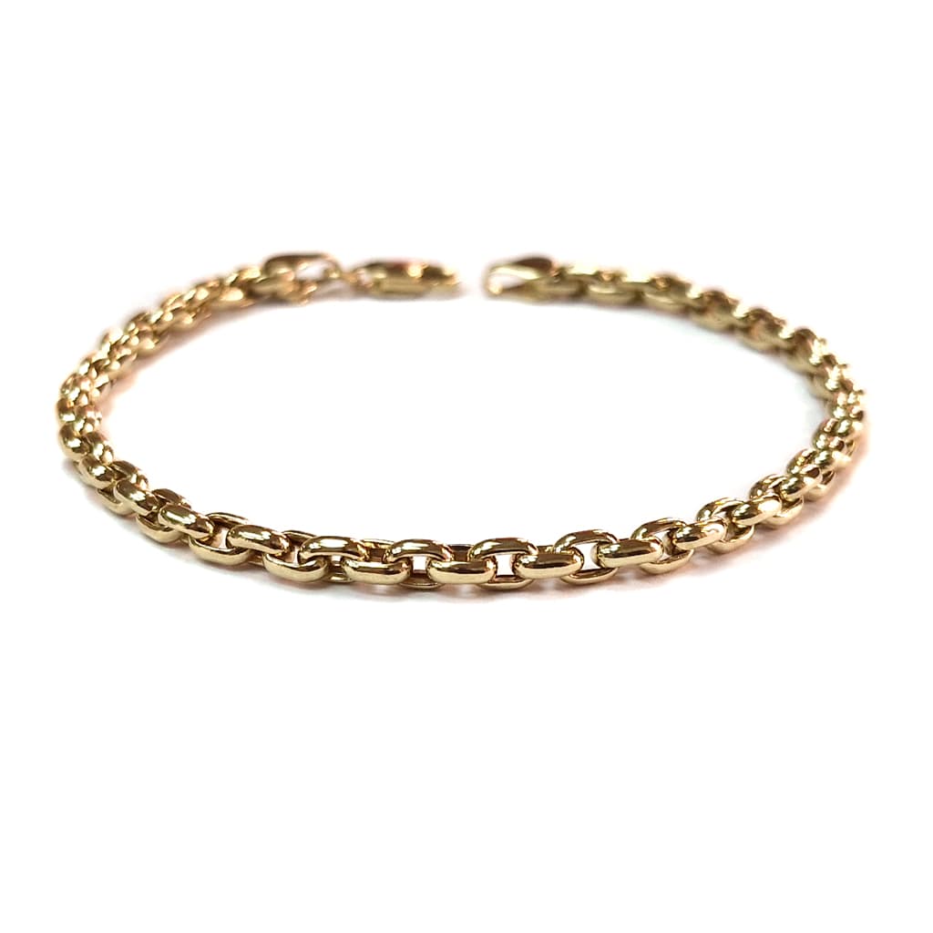 Гривна от жълто злато 14 карата