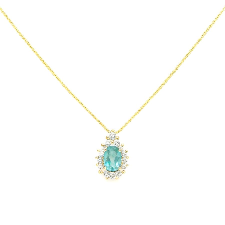 колие злато диаманти и смарагд 3