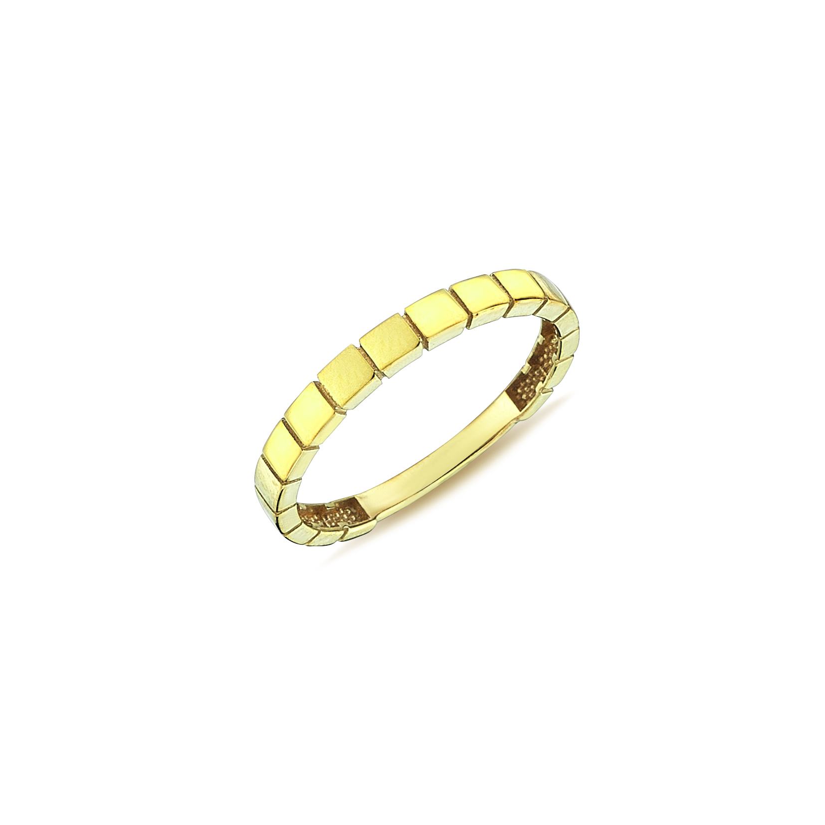 Дамски златен пръстен халка от жълто или бяло злато 14 к.